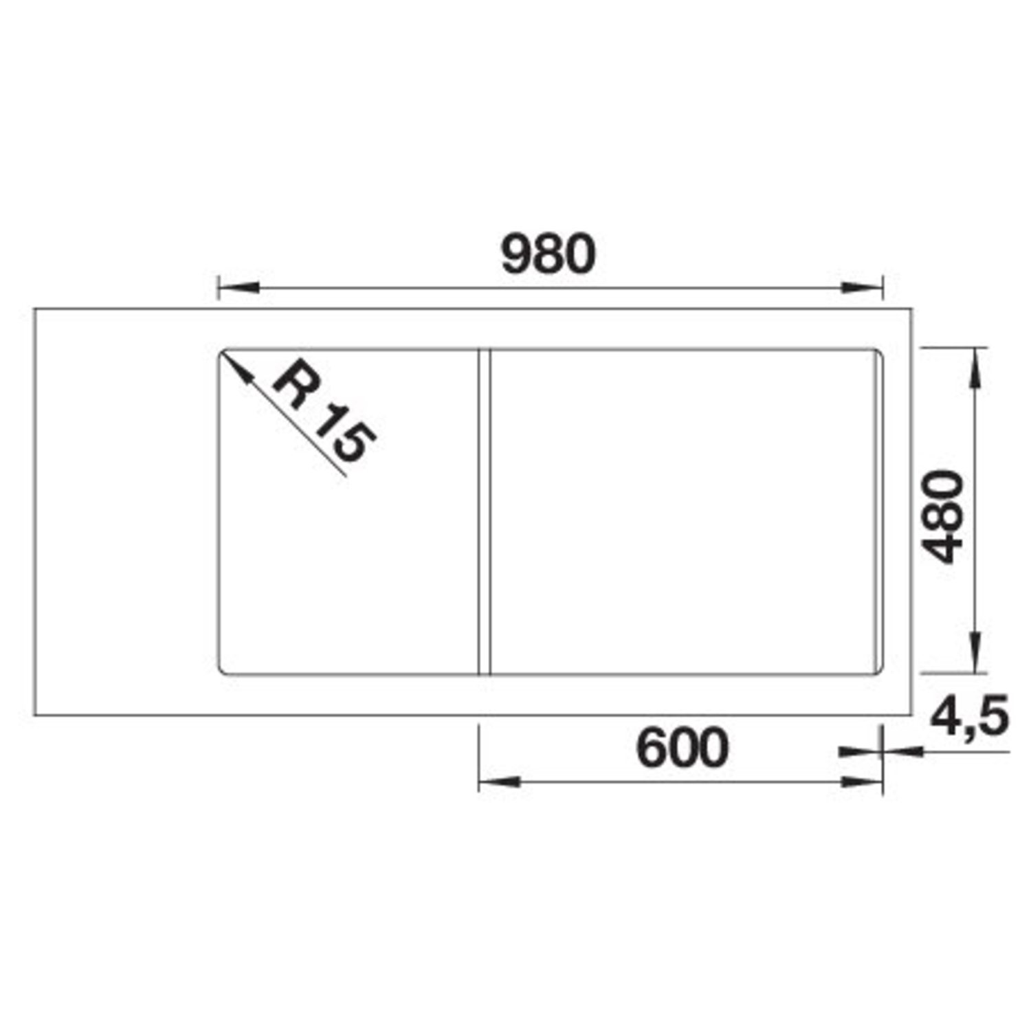 Blanco Adira XL 6 S blanc doux commande automatique