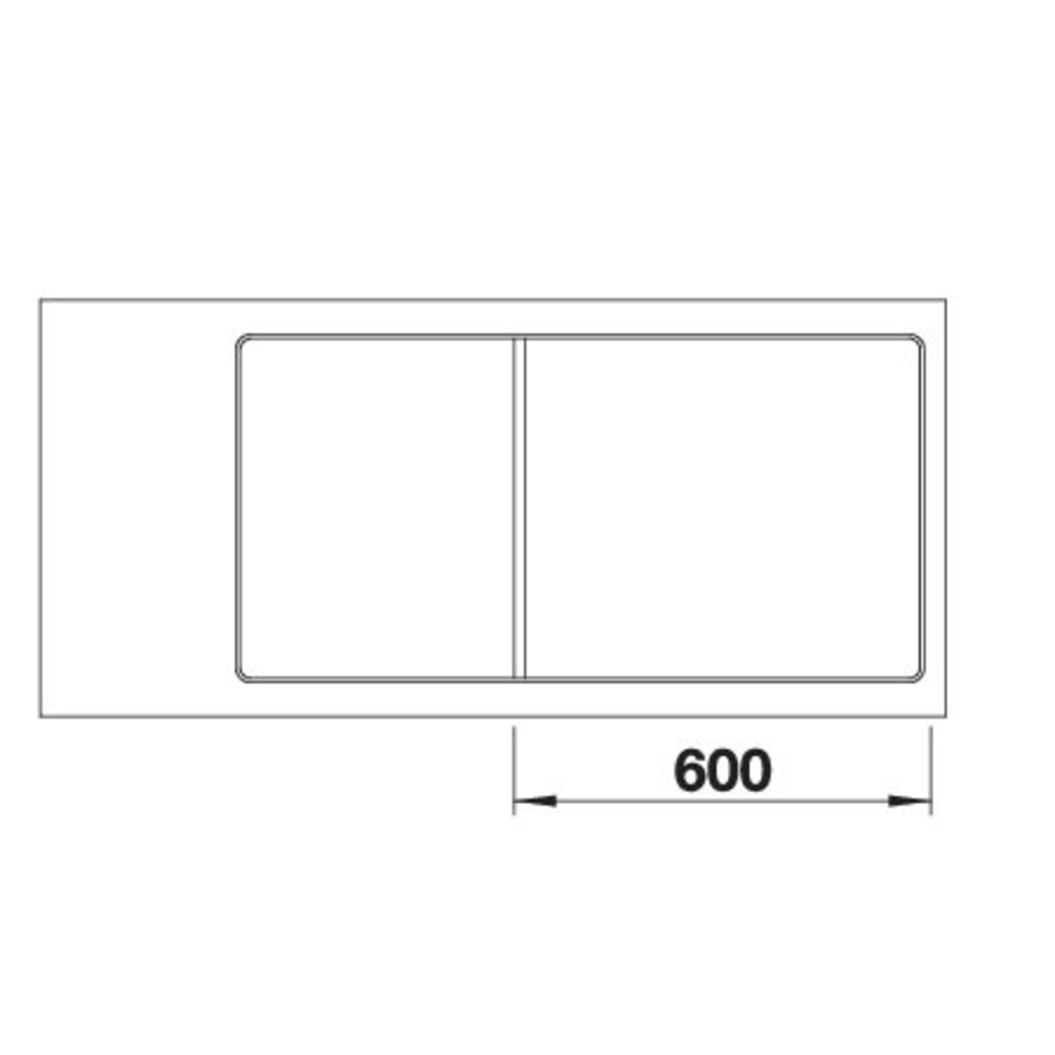 Blanco Axia III XL 6 S-F café automatische bediening