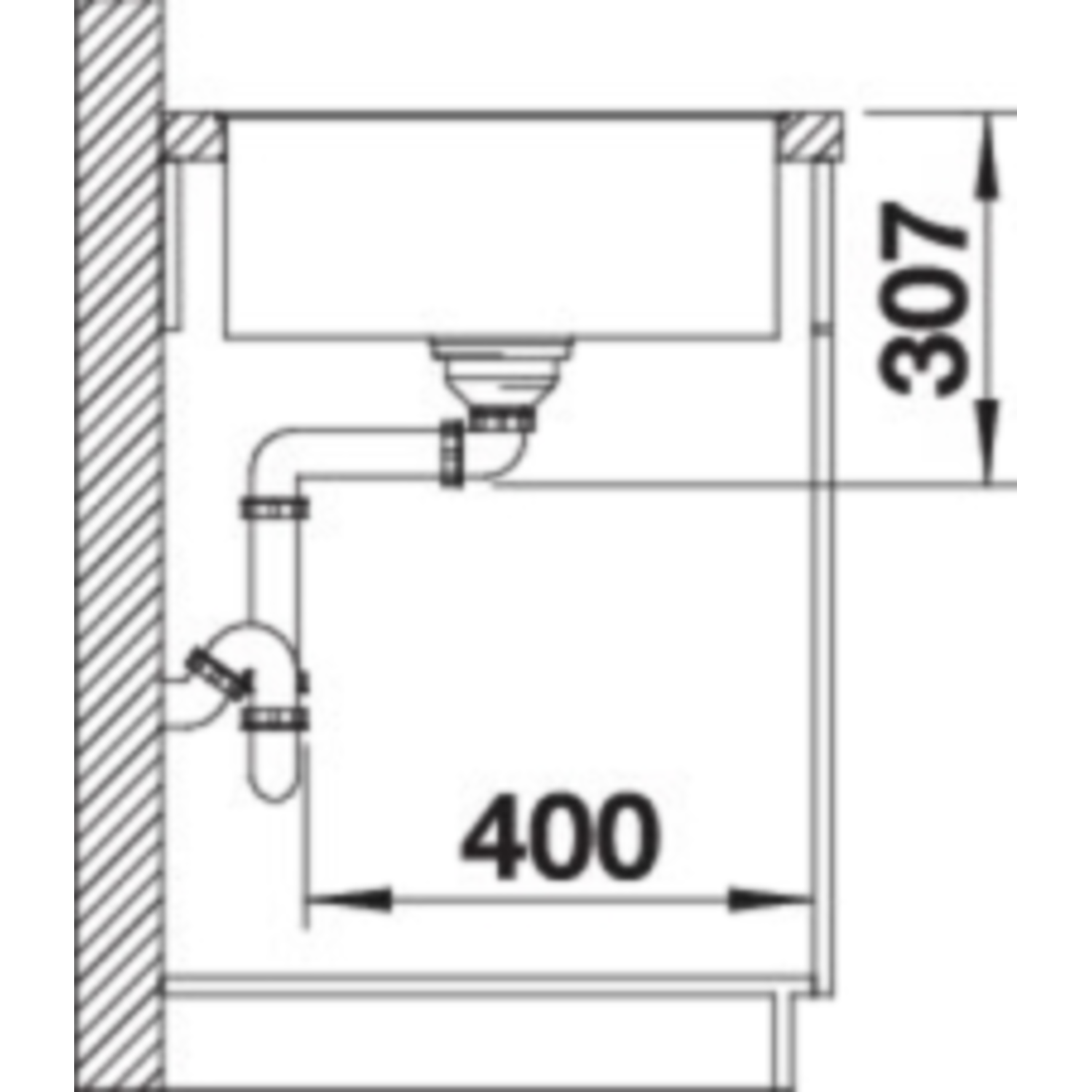 Blanco Axia III XL 6 S-F café automatische bediening