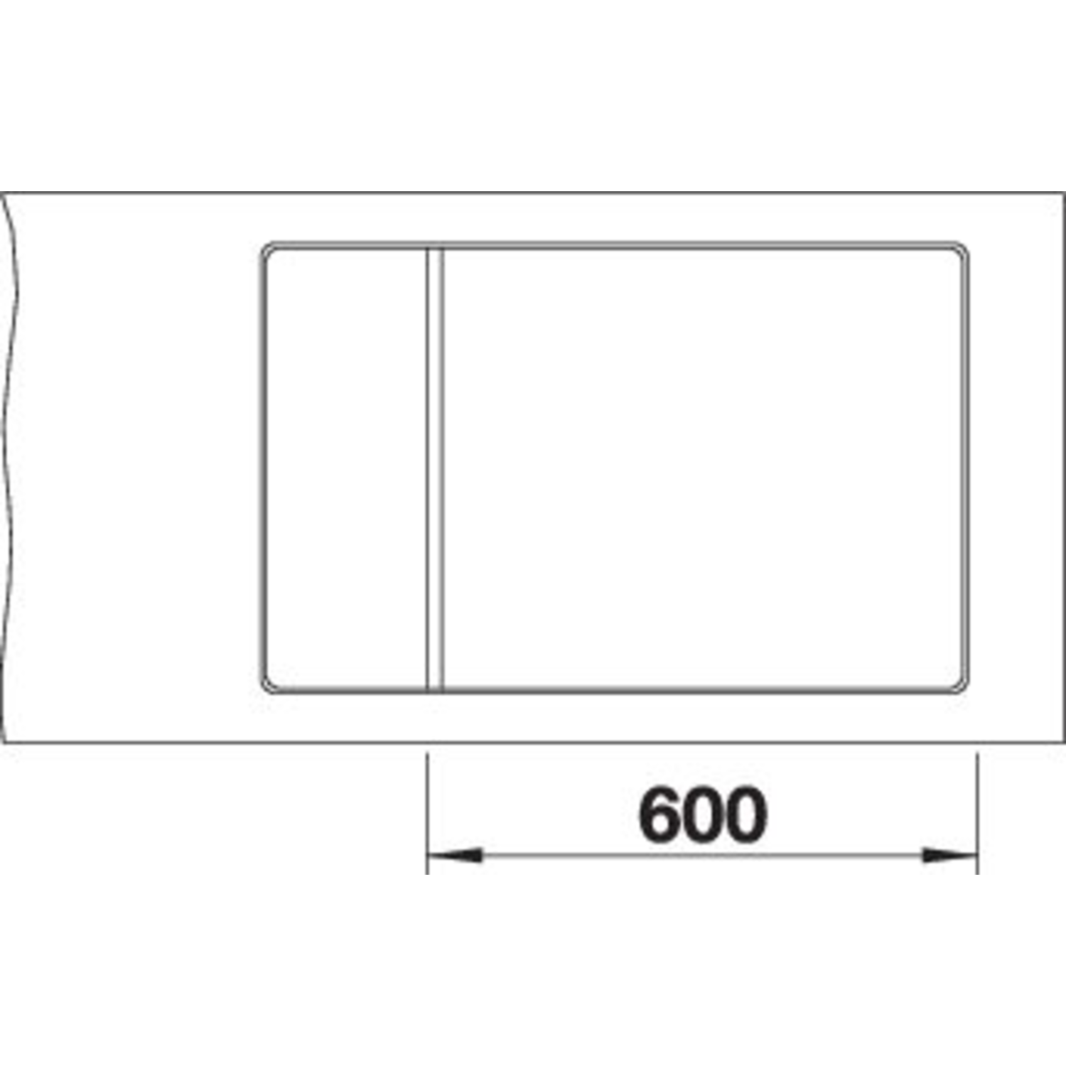 Blanco Elon XL 6 S-F zwart automatische bediening