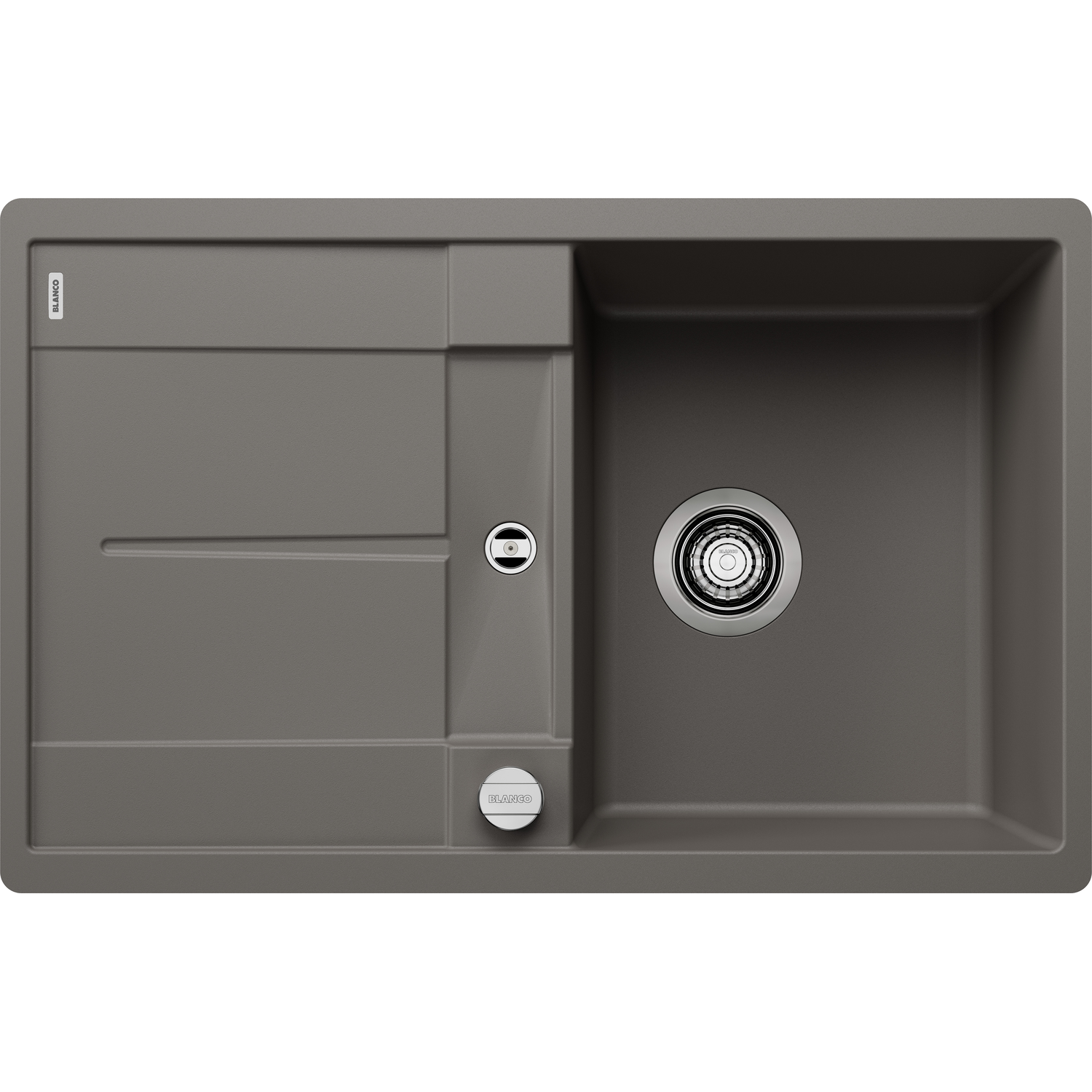 Blanco Metra 45 S-F gris volcan commande automatique
