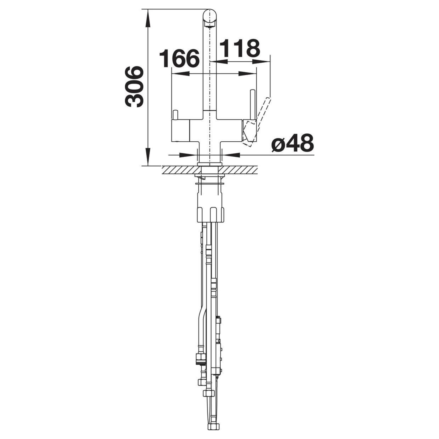 Blanco mengkraan Fontas-S II messing satin gold
