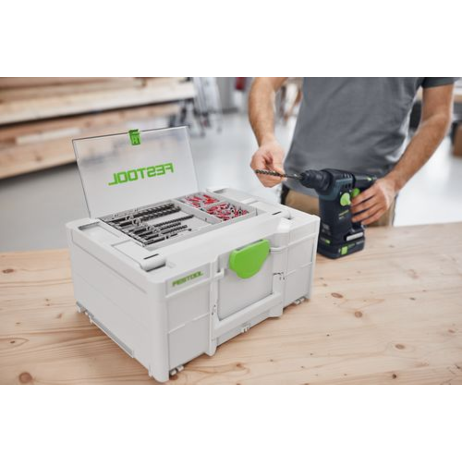 Festool  set de meches bks sys3 d5-12 sds  