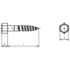 Houtdraadbout 8mm verzinkt 8 x 120