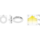 Led Emotion MOONlight 58 12V-3.2W noir 