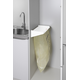Hailo laundry houder voor vuilzak wit wandmontage