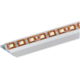 45° ledstrip k 60 / warm wit 3200K562mm +magneetschakelaar