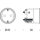 Rond 2.0 - unifit prise nl-d noir 