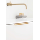 Greep edge straight ba320 l350 alu geborsteld goud