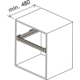 Moka cadre coulissant k.1000 964-1014mm Soft alu  
