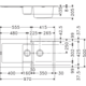Maris - Inbouwspoeltafel / 970 x 500 mm / 1+1/2 bak / Steengrijs / Omkeerbaar