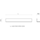 Filo distanceur tiroir haut 90 noir 