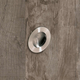 Poignée d'insertion Aboa, entraxe de perçages 0, H 14 mm, ø 65 mm, Inox brossé