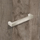 Greep Aosta, boorafstand 584, L 600 mm, B 16 mm, H 35 mm, roestvrij staal geborsteld