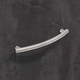 Greep Bathia, boorafstand 128, L 151 mm, B 8 mm, H 28 mm, roestvrij staal finish geborsteld