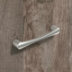Poignée Bruxella, entraxe de perçages 160, L 180 mm, B 20 mm, H 36 mm, aspect inox brossé