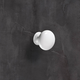 Bouton Cirpi, H 27 mm, ø 30 mm, blanc