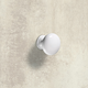 Bouton Cirpi, H 27 mm, ø 30 mm, blanc