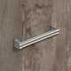 Poignée Como, entraxe de perçages 192, L 204 mm, B 26 mm, H 45 mm, inox brossé / aspect inox brossé