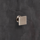 Knop Fogo, L 25 mm, B 25 mm, H 23 mm, roestvrij staal finish geborsteld