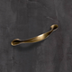 Poignée Haida, entraxe de perçages 96, L 126 mm, B 13 mm, H 22 mm, aspect laiton antique brossé