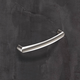 Poignée Matilo, entraxe de perçages 128, L 138 mm, B 13 mm, H 30 mm, Nickelé mat