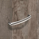 Poignée Matilo, entraxe de perçages 128, L 138 mm, B 13 mm, H 30 mm, Nickelé mat