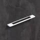 Greep Nubia, boorafstand 192 / 352 mm, L 437 mm, B 8 mm, H 35 mm, glans verchroomd