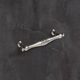 Greep Osimo, boorafstand 96, L 120 mm, H 22 mm, ø 13 mm, tinkleurig antiek