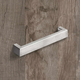 Greep Ponte, boorafstand 192, L 205 mm, B 25 mm, H 37 mm, roestvrij staal geborsteld