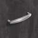 Greep Savelli, boorafstand 128, L 140 mm, B 18 mm, H 29 mm, roestvrij staal finish geborsteld