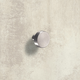 Bouton Sipontum, H 22 mm, ø 25 mm, Inox brossé