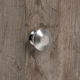 Bouton Spalatum, H 23 mm, ø 30 mm, Inox brossé