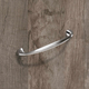 Greep Terranda, boorafstand 128, L 146 mm, B 12 mm, H 28 mm, roestvrij staal finish geborsteld