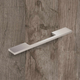 Poignée Velitra, entraxe de perçages 224 / 260 mm, L 272 mm, B 7 mm, H 34 mm, aspect inox brossé