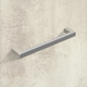 Poignée Bermeo, entraxe de perçages 192, L 205 mm, B 12 mm, H 32 mm, aspect inox brossé