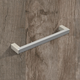 Poignée Bermeo, entraxe de perçages 192, L 205 mm, B 12 mm, H 32 mm, aspect inox brossé