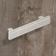 Poignée Celista, entraxe de perçages 128, L 160 mm, B 25 mm, H 27 mm, aspect inox brossé