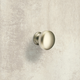 Bouton Cirpi, H 27 mm, ø 30 mm, Nickelé mat