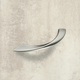Greep Coria, boorafstand 128, L 151 mm, B 16 mm, H 34 mm, roestvrij staal finish geborsteld