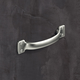 Poignée Flavia, entraxe de perçages 96, L 145 mm, B 28 mm, H 28 mm, aspect étain