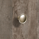 Knop Galleno, H 27 mm, ø 35 mm, Mat vernikkeld