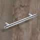 Poignée barre Hale, entraxe de perçages 224, L 284 mm, H 35 mm, ø 12 mm, chromé brillant