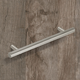stanggreep Hale, boorafstand 384, L 444 mm, H 35 mm, ø 12 mm, roestvrij staal finish geborsteld