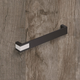 Greep Intra, boorafstand 192, L 204 mm, B 25 mm, H 26 mm, Mat zwart / roestvrij staal finish geborsteld
