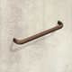 Poignée Naila, entraxe de perçages 96, L 103 mm, B 12 mm, H 26 mm, brun métal brossé