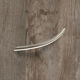 Poignée Nicia, entraxe de perçages 96, L 112 mm, H 30 mm, ø 10 mm, aspect inox brossé