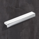 Poignée Rovigo, entraxe de perçages 224, L 239 mm, B 16 mm, H 25 mm, chromé brillant