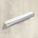 Poignée Rovigo, entraxe de perçages 224, L 239 mm, B 16 mm, H 25 mm, chromé brillant