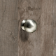Bouton Serbinum, H 28 mm, ø 25 mm, Inox brossé